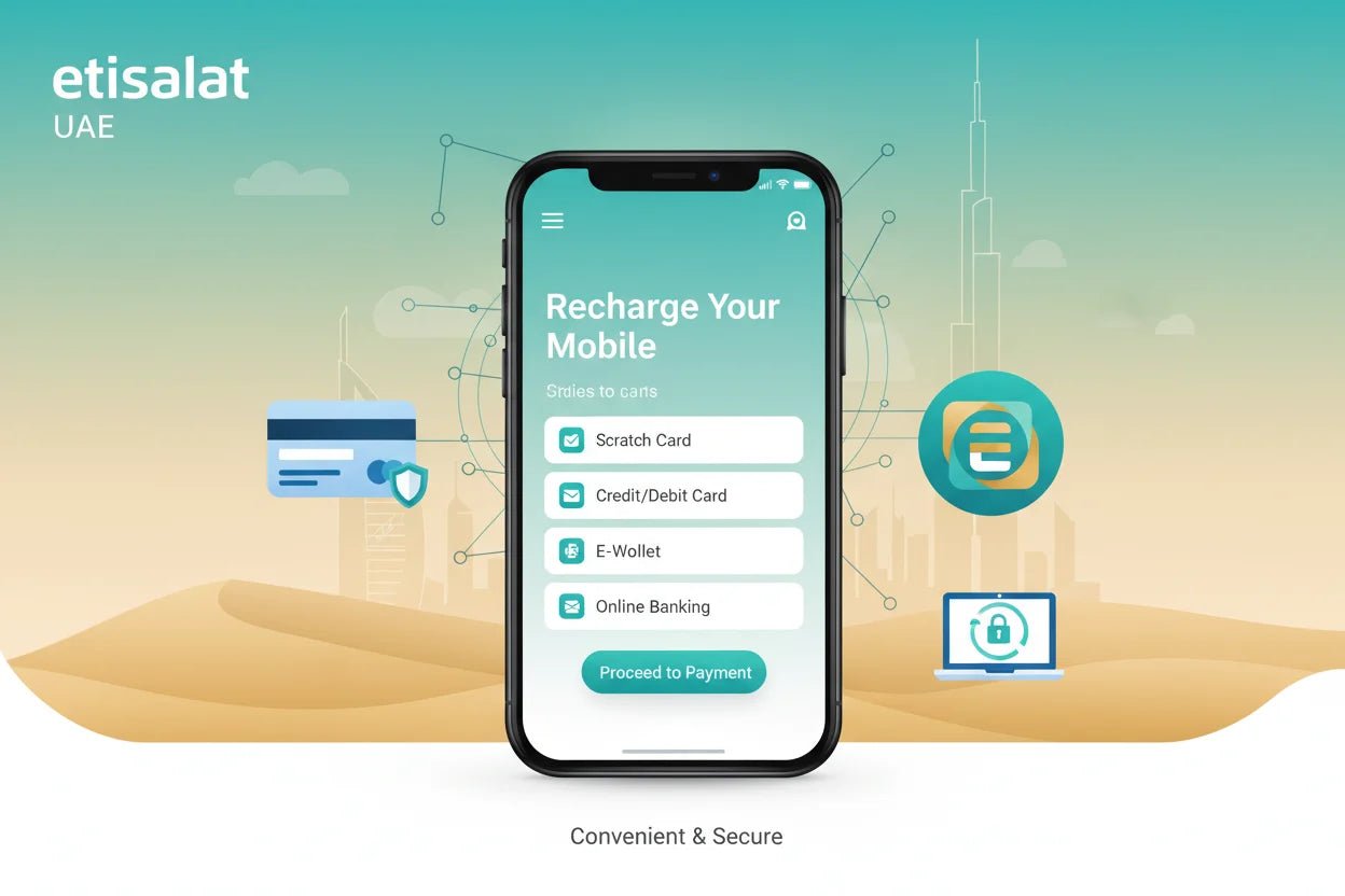 How to Recharge Etisalat in UAE | Simple Methods for Easy Recharge