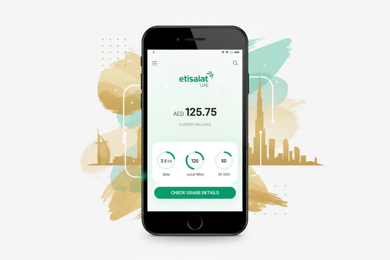 How to Check Etisalat Balance in UAE