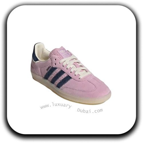 New Adidas Samba OG Notitle Pink Sneakers - Luxury Dubai