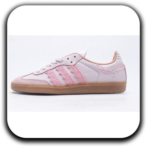 New Adidas Samba Crochet Pink Shoes - Luxury Dubai