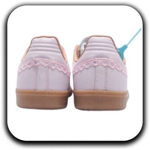 New Adidas Samba Crochet Pink Shoes - Luxury Dubai