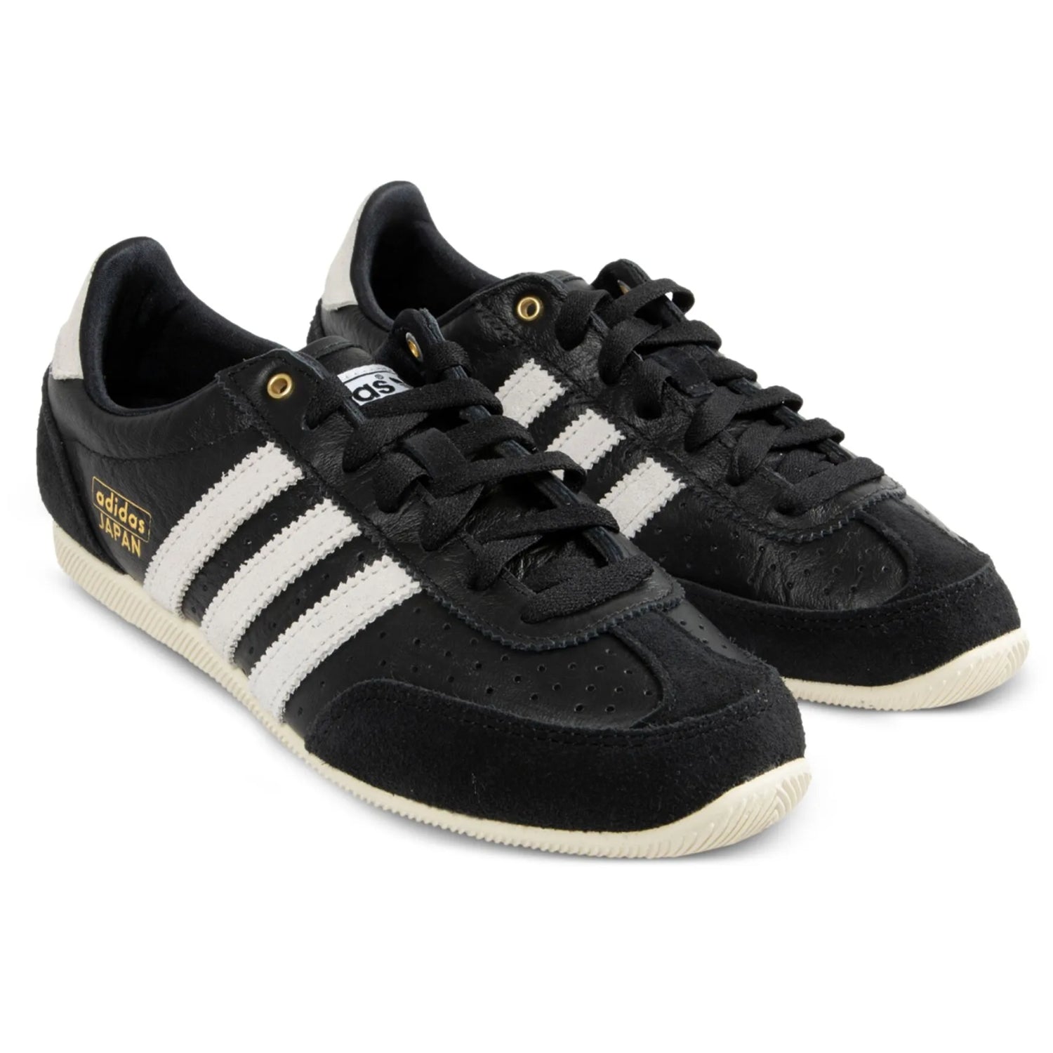 Buy Adidas Japan Black Unisex Leather Sneakers - Luxury Dubai