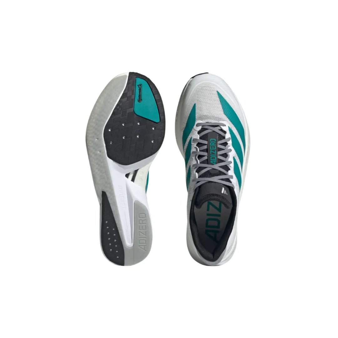 Adidas Adizero Boston 13 'White Pure Teal' - Luxury Dubai