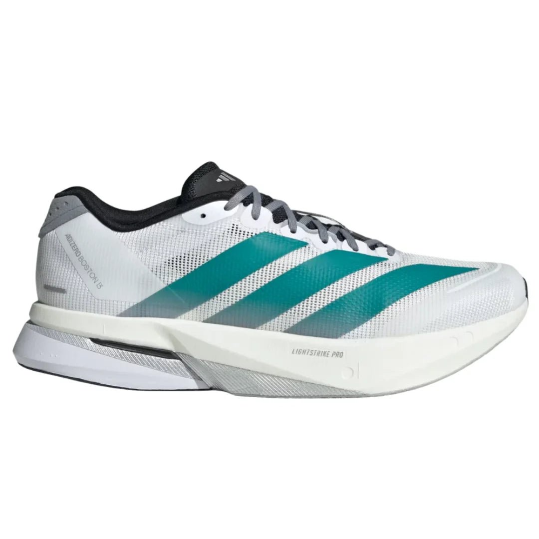 Adidas Adizero Boston 13 'White Pure Teal' - Luxury Dubai