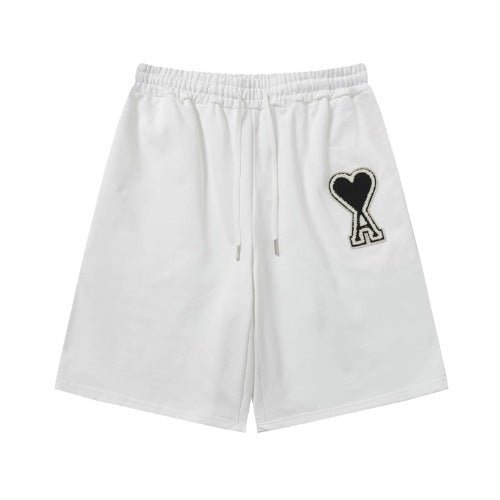 Buy AMI Paris embroidered-logo track shorts In Dubai - Luxury Dubai
