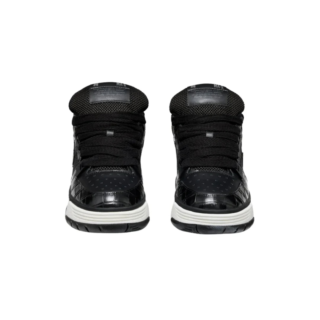 Amiri Croc Debossed Ma-1 "Black" - Luxury Dubai