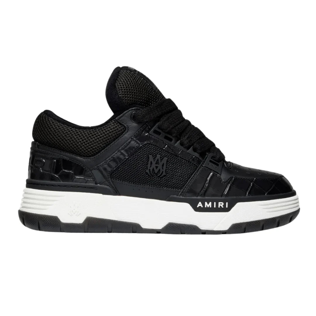 Amiri Croc Debossed Ma-1 "Black" - Luxury Dubai