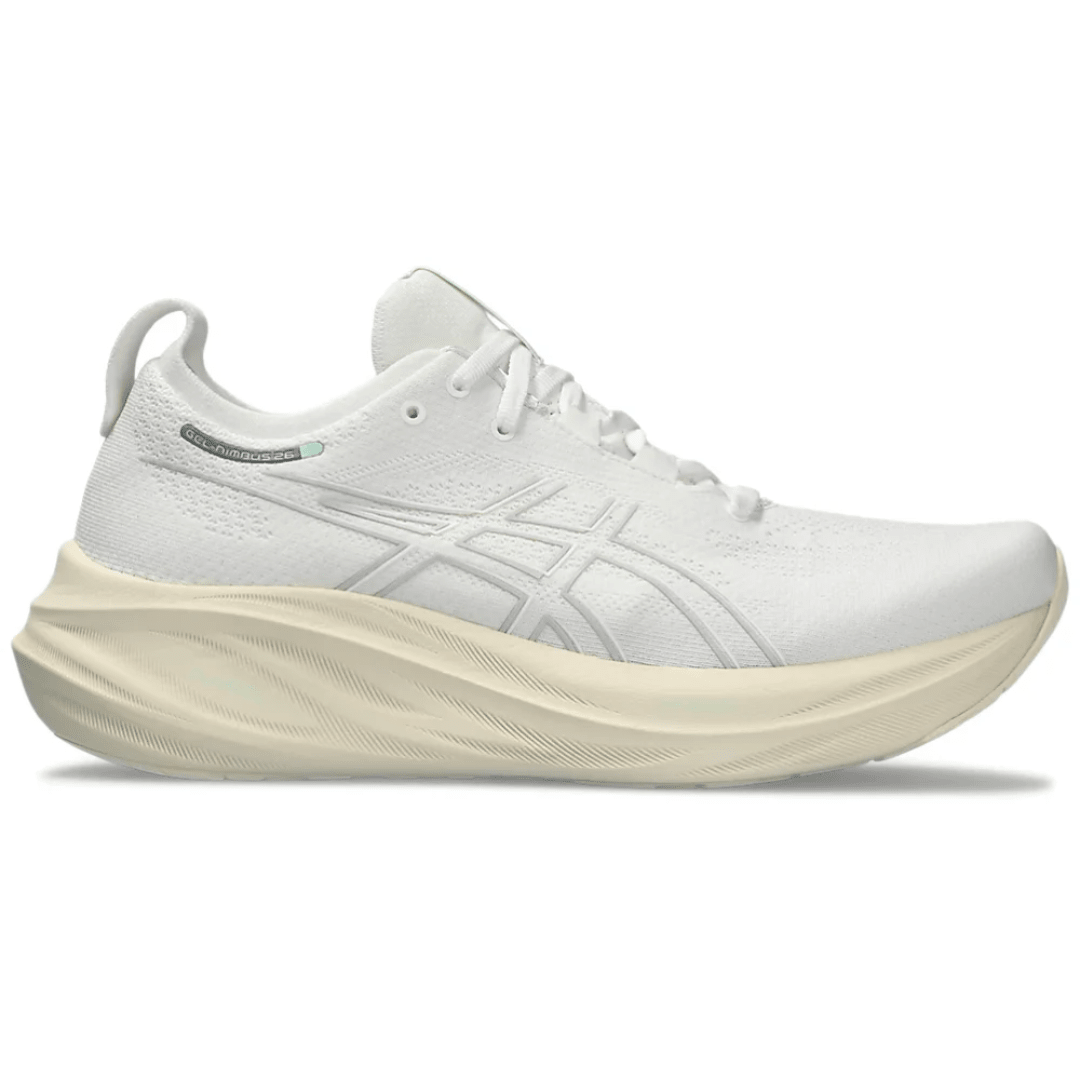 Asics Gel Nimbus 26 'White Off White' - Luxury Dubai