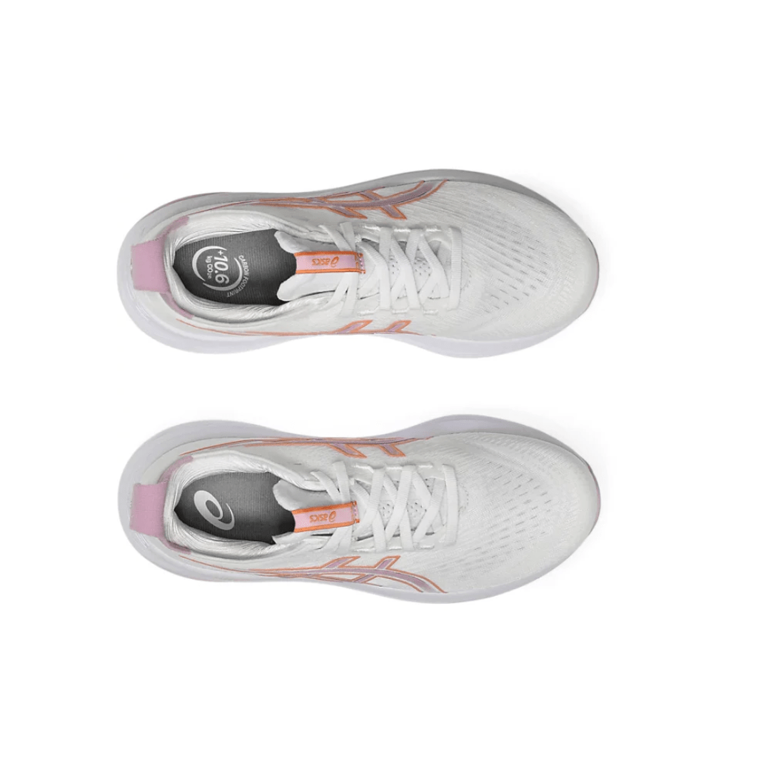 Asics Gel Nimbus 27 'White/Light Ube' - Luxury Dubai
