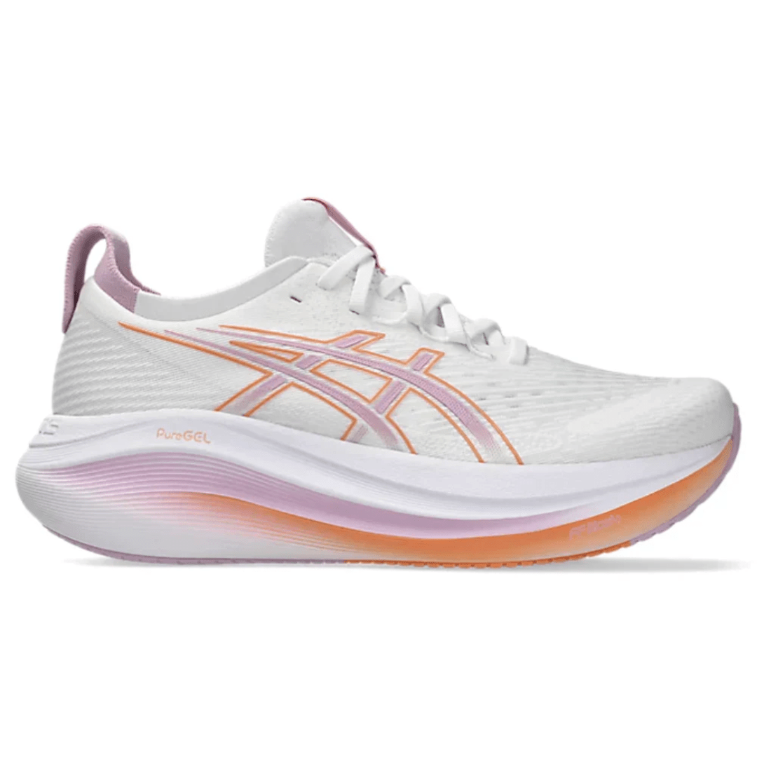 Asics Gel Nimbus 27 'White/Light Ube' - Luxury Dubai