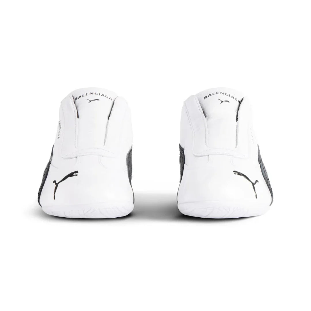 Balenciaga x Puma Speedcat Leather 'White / Black' - Luxury Dubai