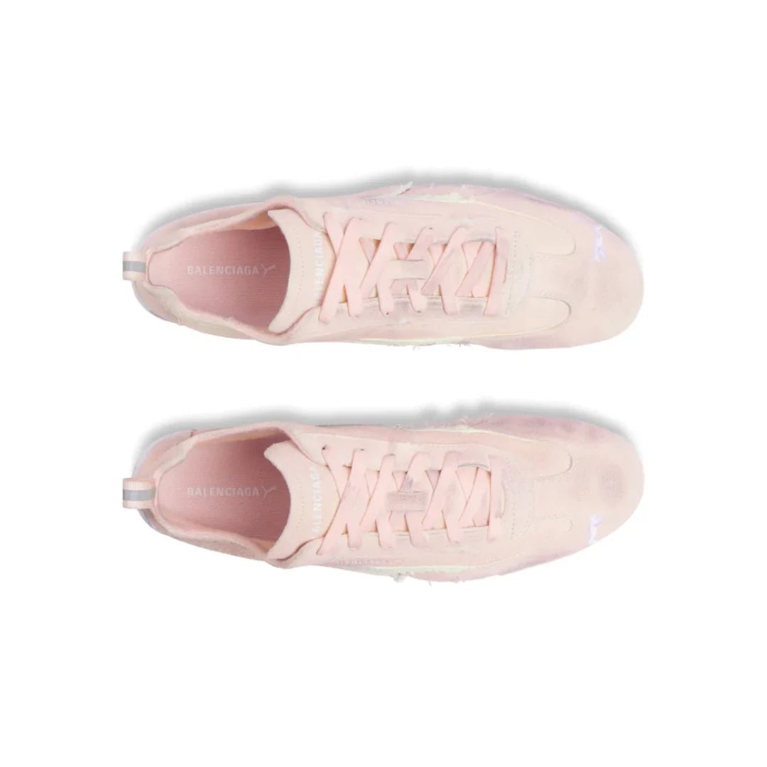 Balenciaga x Puma Speedcat Suede 'Pink White' - Luxury Dubai