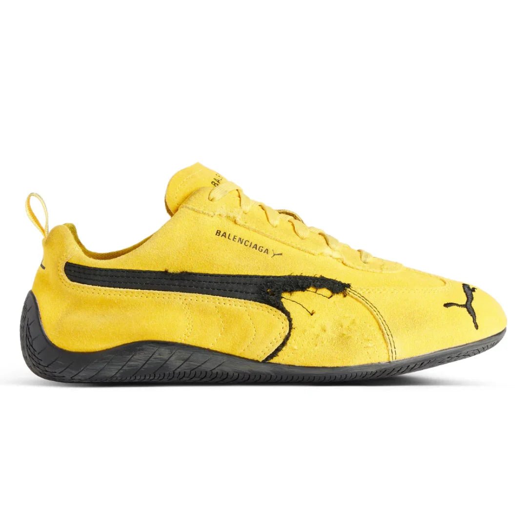 Balenciaga x Puma Speedcat Suede 'Yellow Black' - Luxury Dubai