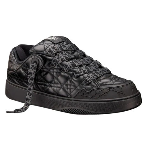 New Dior B9S Skater ERL Black Quilted Cannage Calfskin Shoe - Luxury Dubai