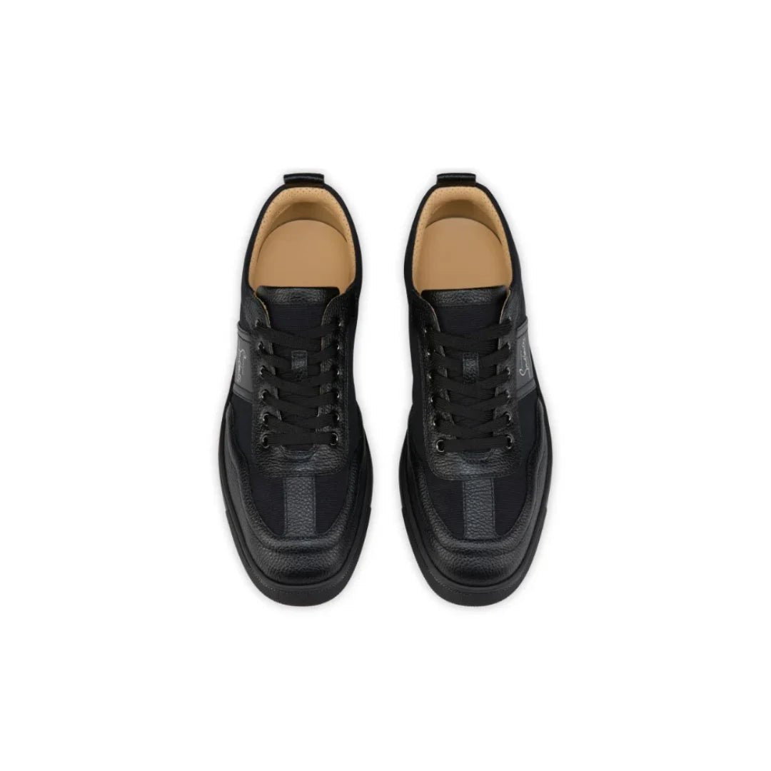 Christian Louboutin Retero Grained calf leather "Black" - Luxury Dubai