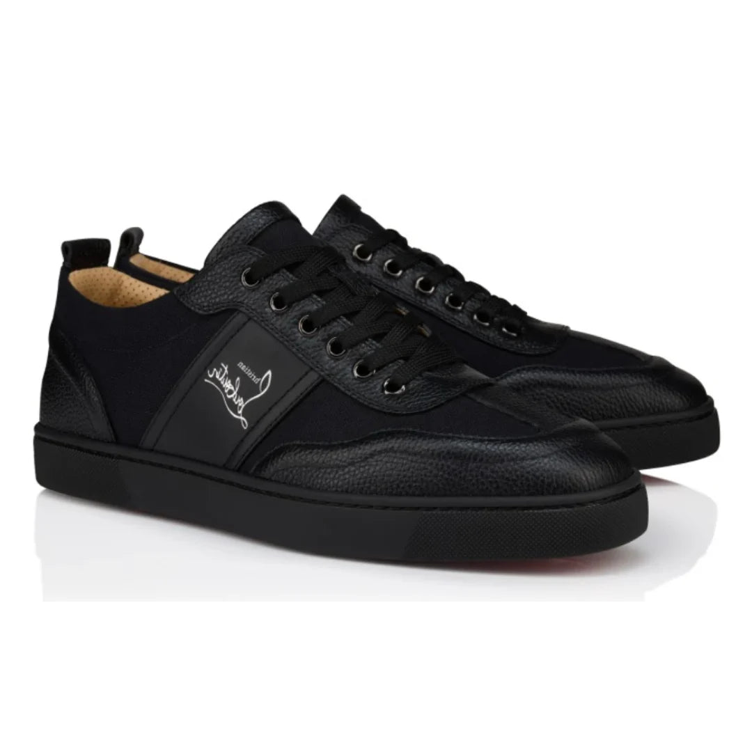 Christian Louboutin Retero Grained calf leather "Black" - Luxury Dubai