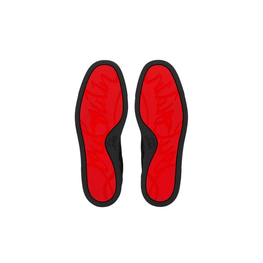 Christian Louboutin Retero Grained calf leather "Black" - Luxury Dubai