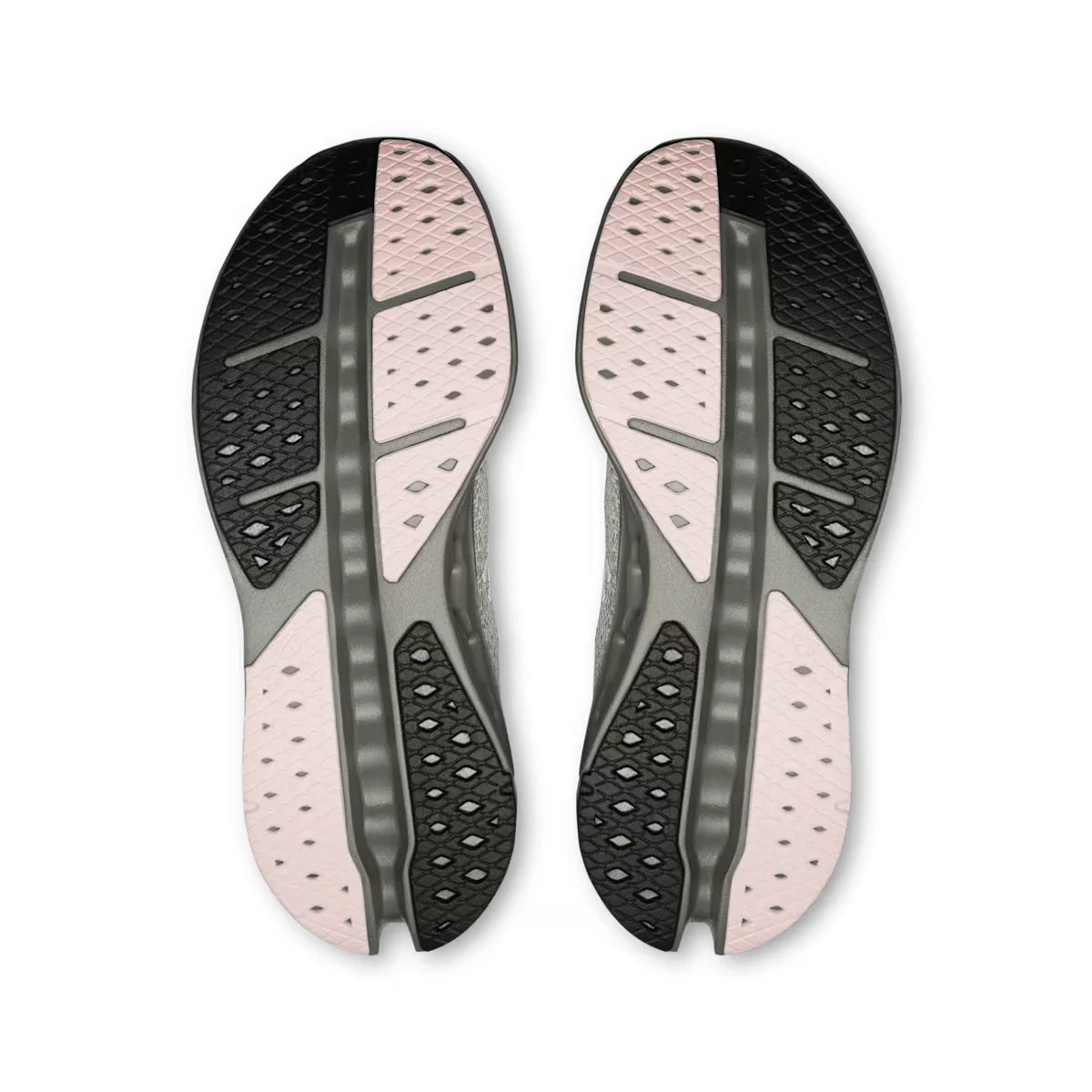 On Running Cloudsurfer Max Alloy Asphalt heel view