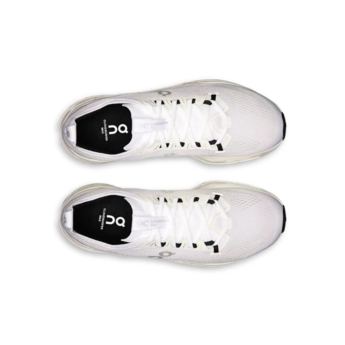 On Cloudsurfer Max White top view