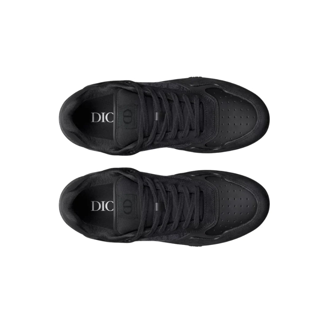 Dior B27 Uptown Low-Top Sneaker "Black Suede, Black Smooth" - Luxury Dubai