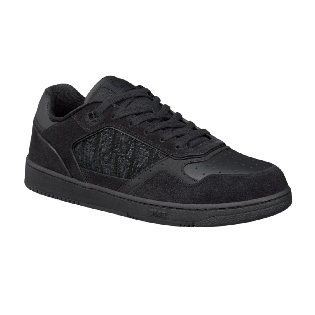 Dior B27 Uptown Low-Top Sneaker "Black Suede, Black Smooth" - Luxury Dubai