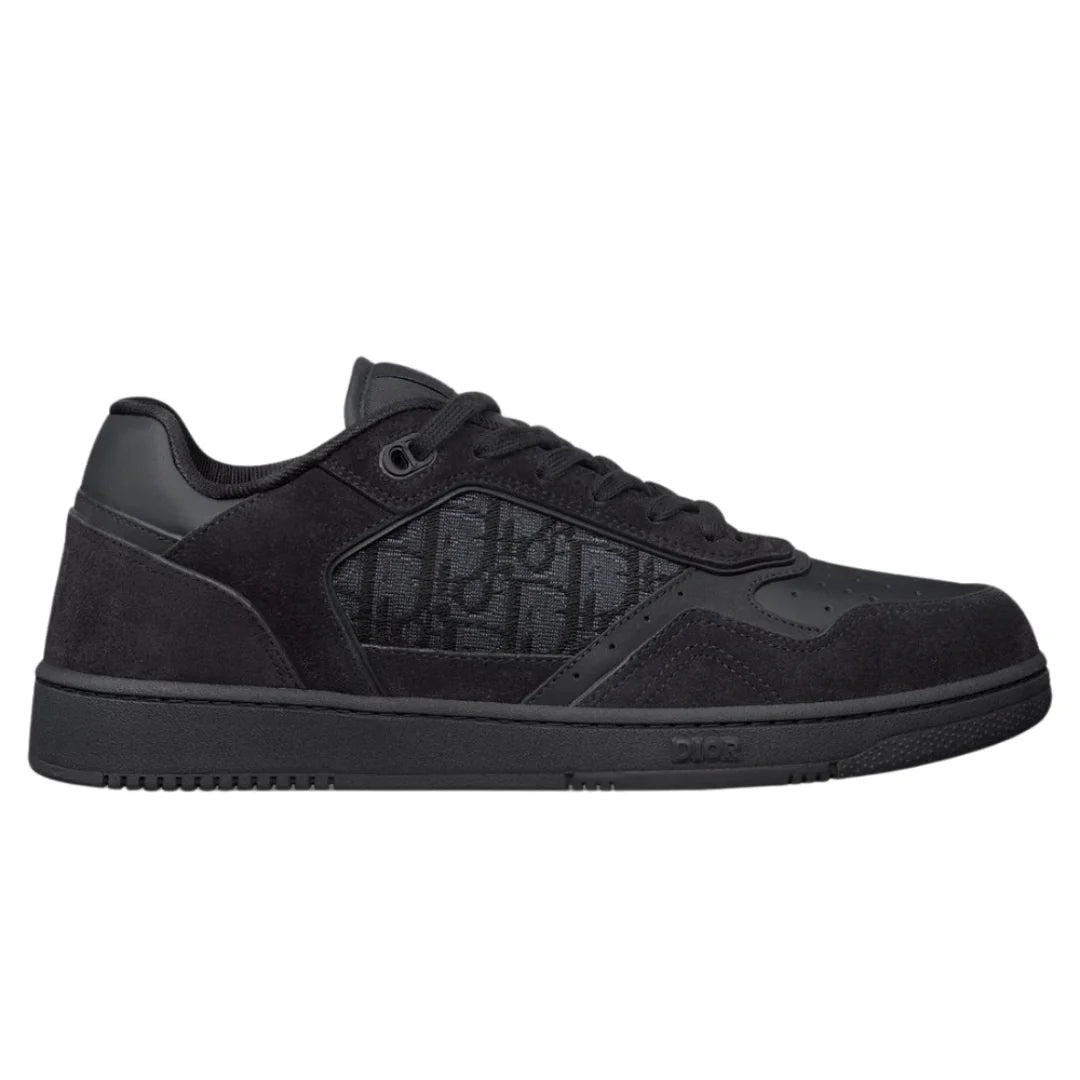 Dior B27 Uptown Low-Top Sneaker "Black Suede, Black Smooth" - Luxury Dubai