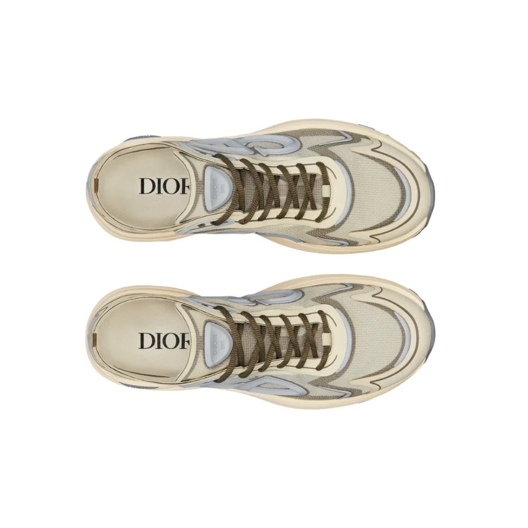 Dior B30 Countdown Tech Sneaker "Beige and Brown" - Luxury Dubai