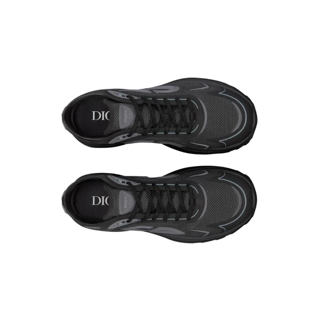 Dior B30 Countdown Tech Sneaker "Black Semi" - Luxury Dubai