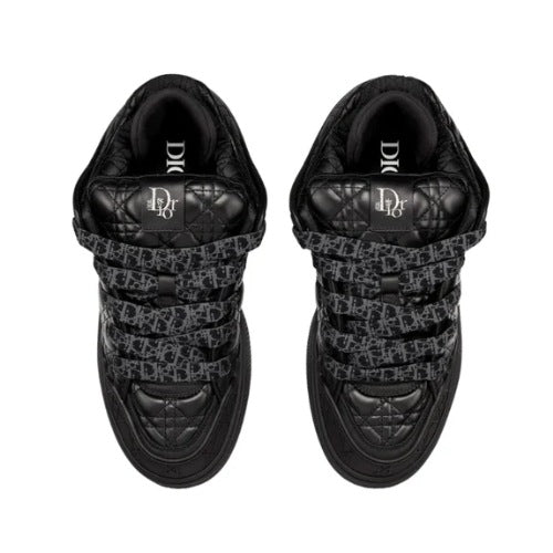 New Dior B9S Skater ERL Black Quilted Cannage Calfskin Shoe - Luxury Dubai