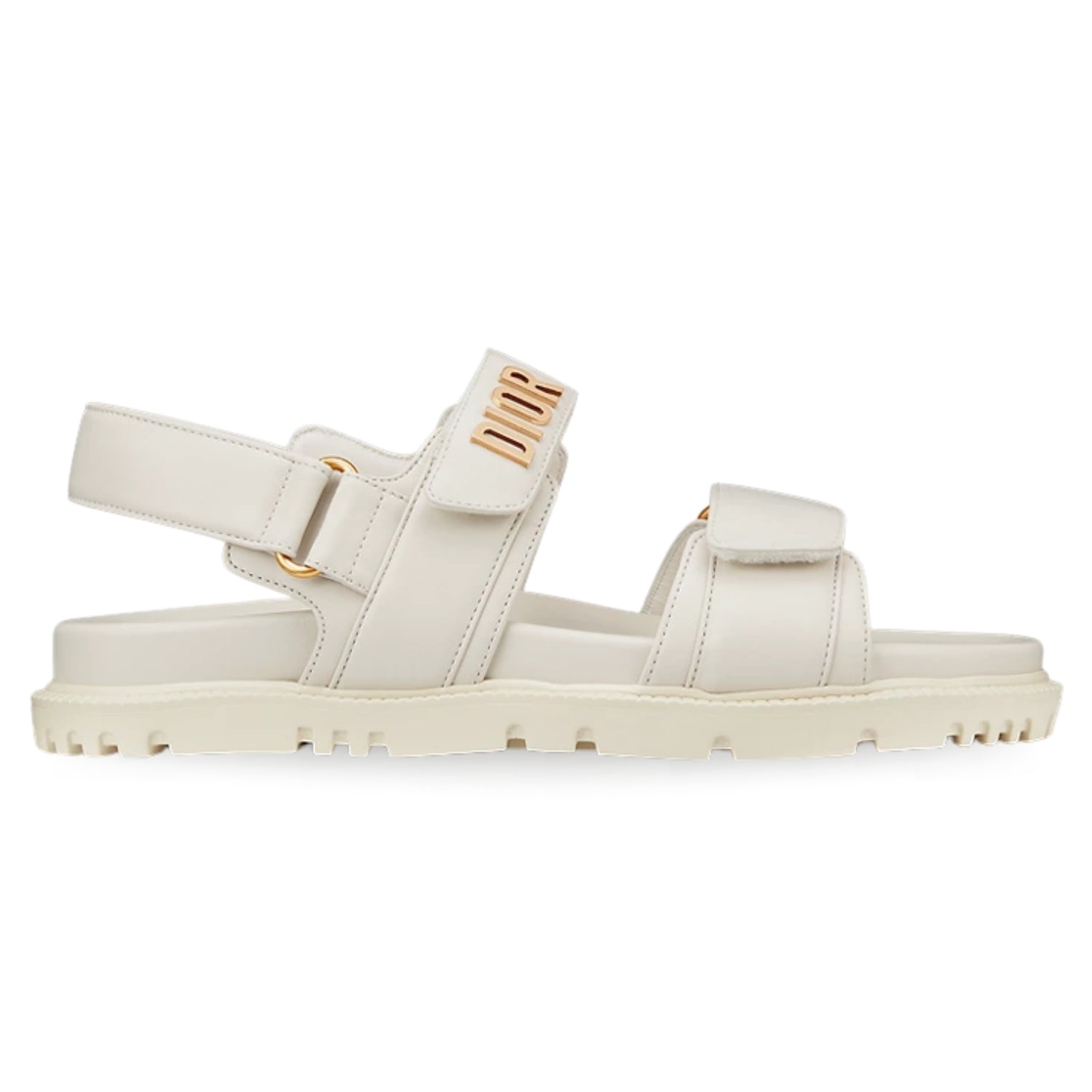 Buy DIOR Dioract White Lambskin Sandals - Luxury Dubai