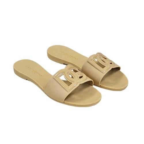 New Dolce And Gabbana Ladies Flat Sandals - Luxury Dubai
