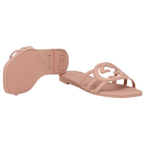 Buy Gucci Interlocking G rubber sandals - Luxury Dubai
