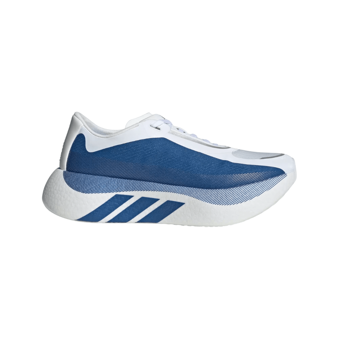 Side view of Adidas Hyperboost Edge Equipment Blue shoes