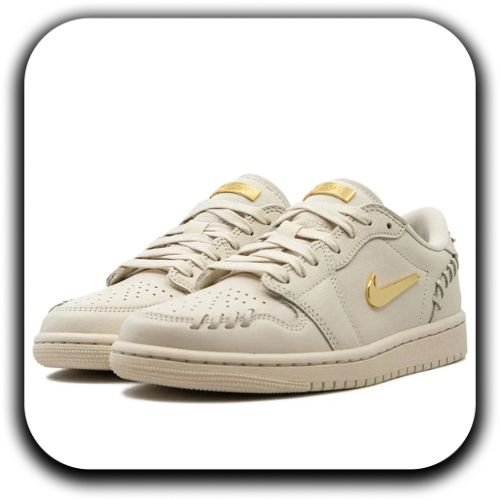 New Air Jordan 1 Low Light Brown Sneakers - Luxury Dubai