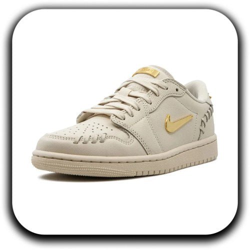 New Air Jordan 1 Low Light Brown Sneakers - Luxury Dubai