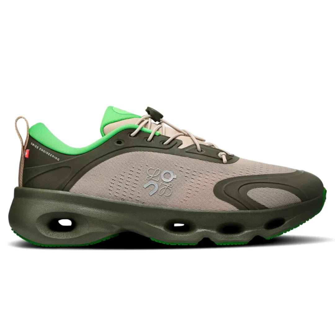 Loewe x On Running Cloudsolo "Khaki Green | Sand" - Luxury Dubai