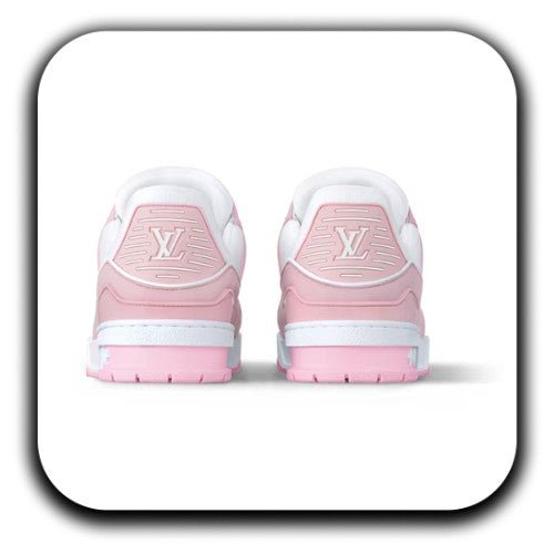 New Lv Trainer Sneakers Rose Pink - Luxury Dubai