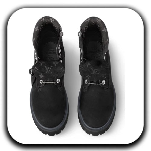 New Lv x Timberland leather ankle boots - Luxury Dubai