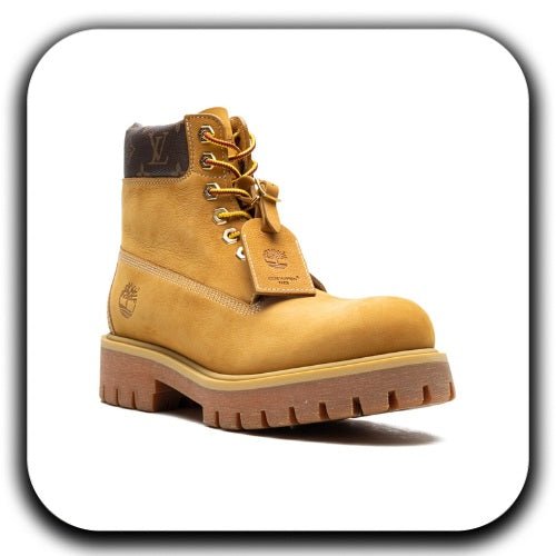 New Lv x Timberland leather ankle boots - Luxury Dubai
