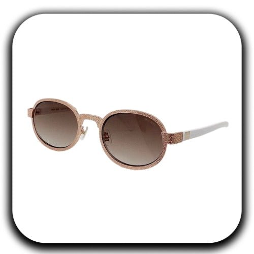 Buy Miu Miu Women's Black Gold Sunglasses - Luxury Dubai
