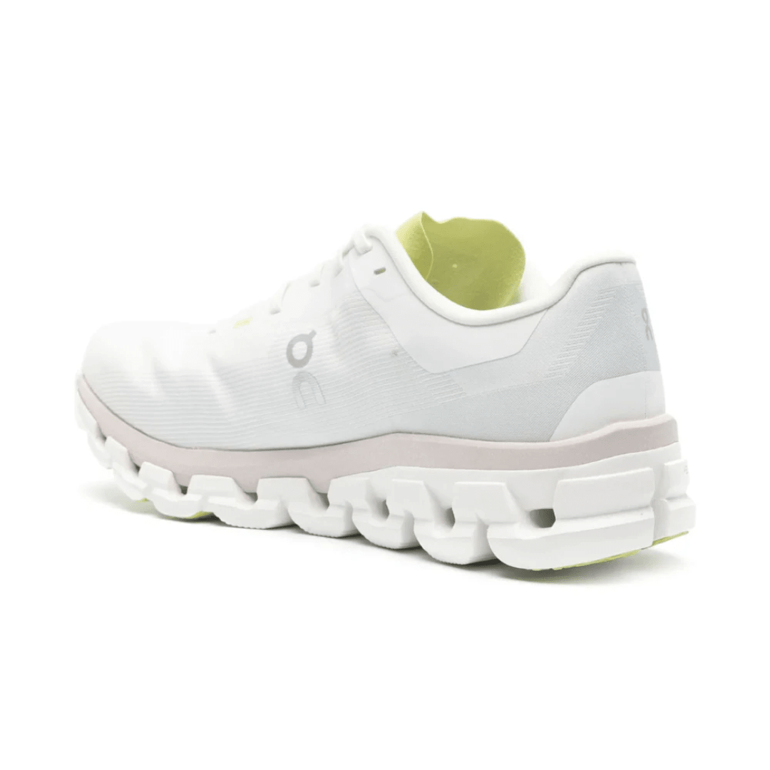 On Running Cloudflow 4 "white/Sand Beige/Lime Green" - Luxury Dubai