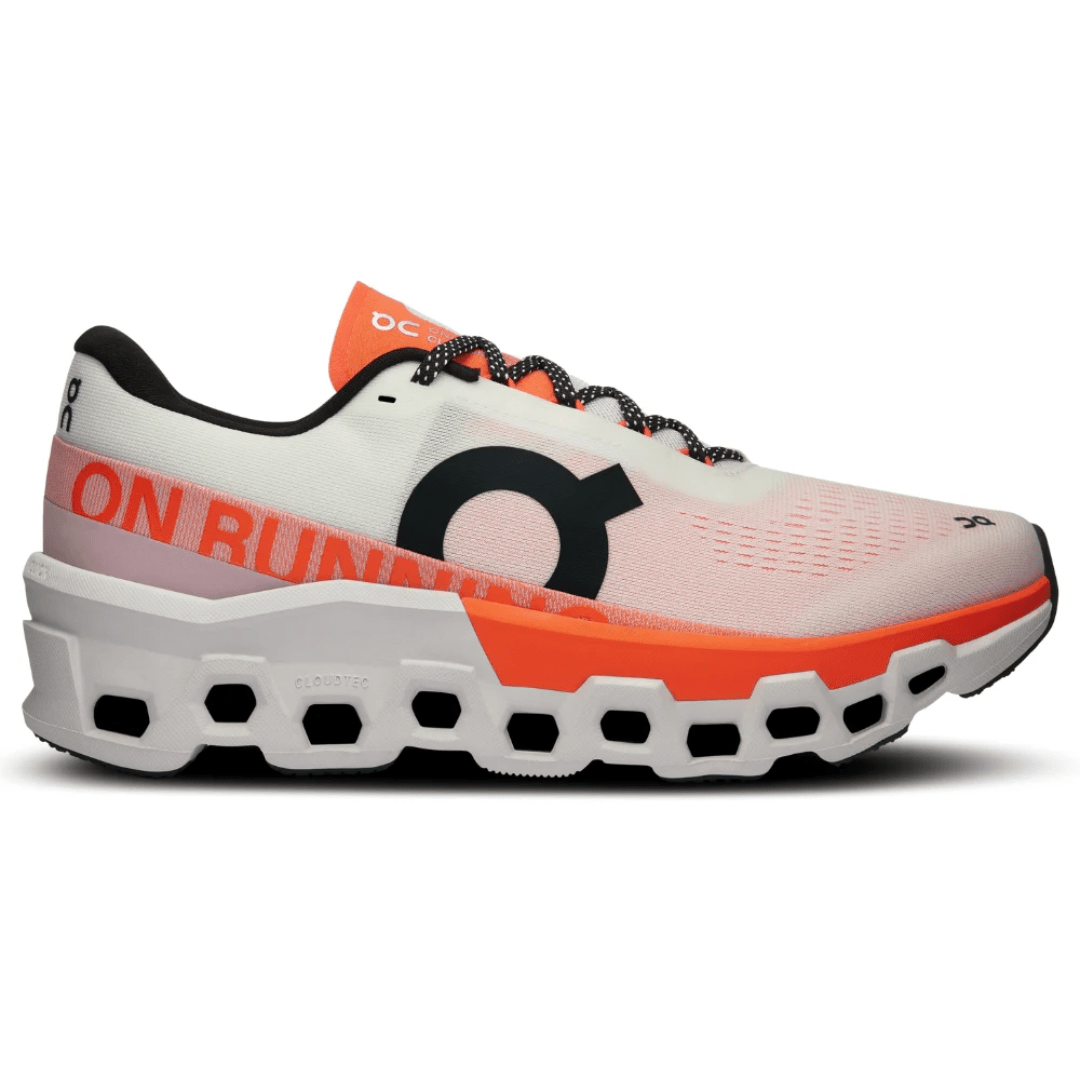 ON Cloudmonster 2 'white orange' - Luxury Dubai