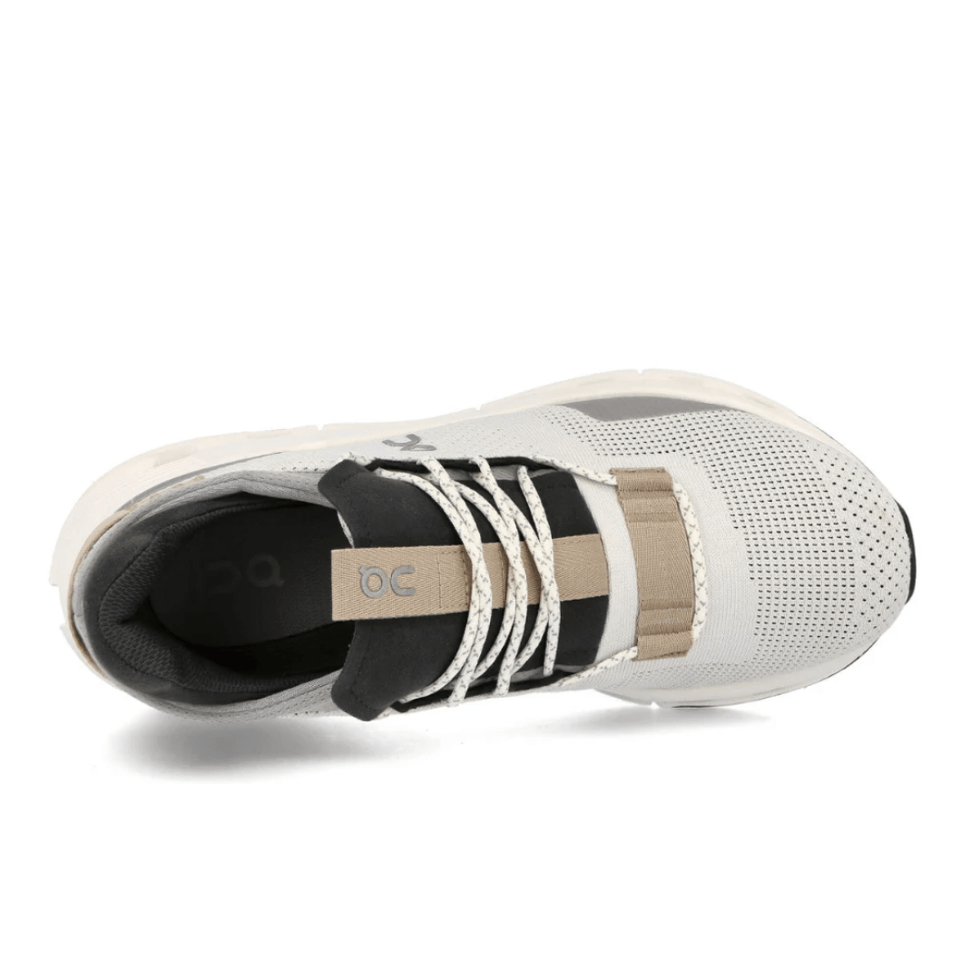 On Cloudnova 'White / Sand' - Luxury Dubai