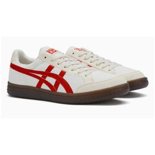 Buy Onitsuka Tiger Advanti Cream White Red Shoe - Luxury Dubai