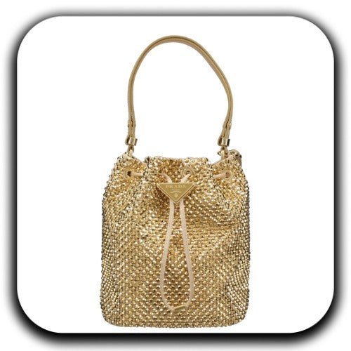 Buy Prada Shoulder Bag Leather Platinum - Luxury Dubai