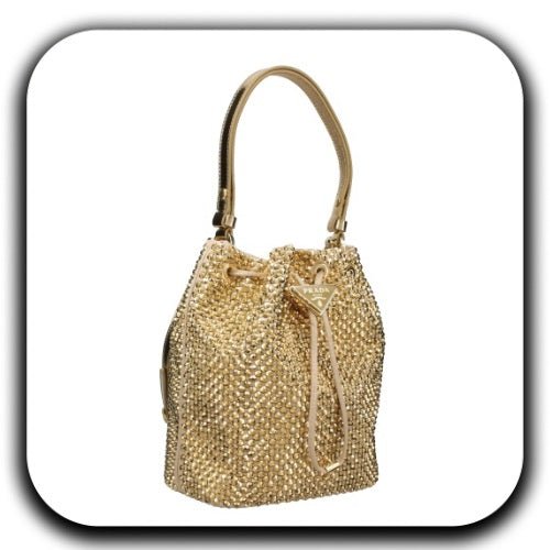 Buy Prada Shoulder Bag Leather Platinum - Luxury Dubai