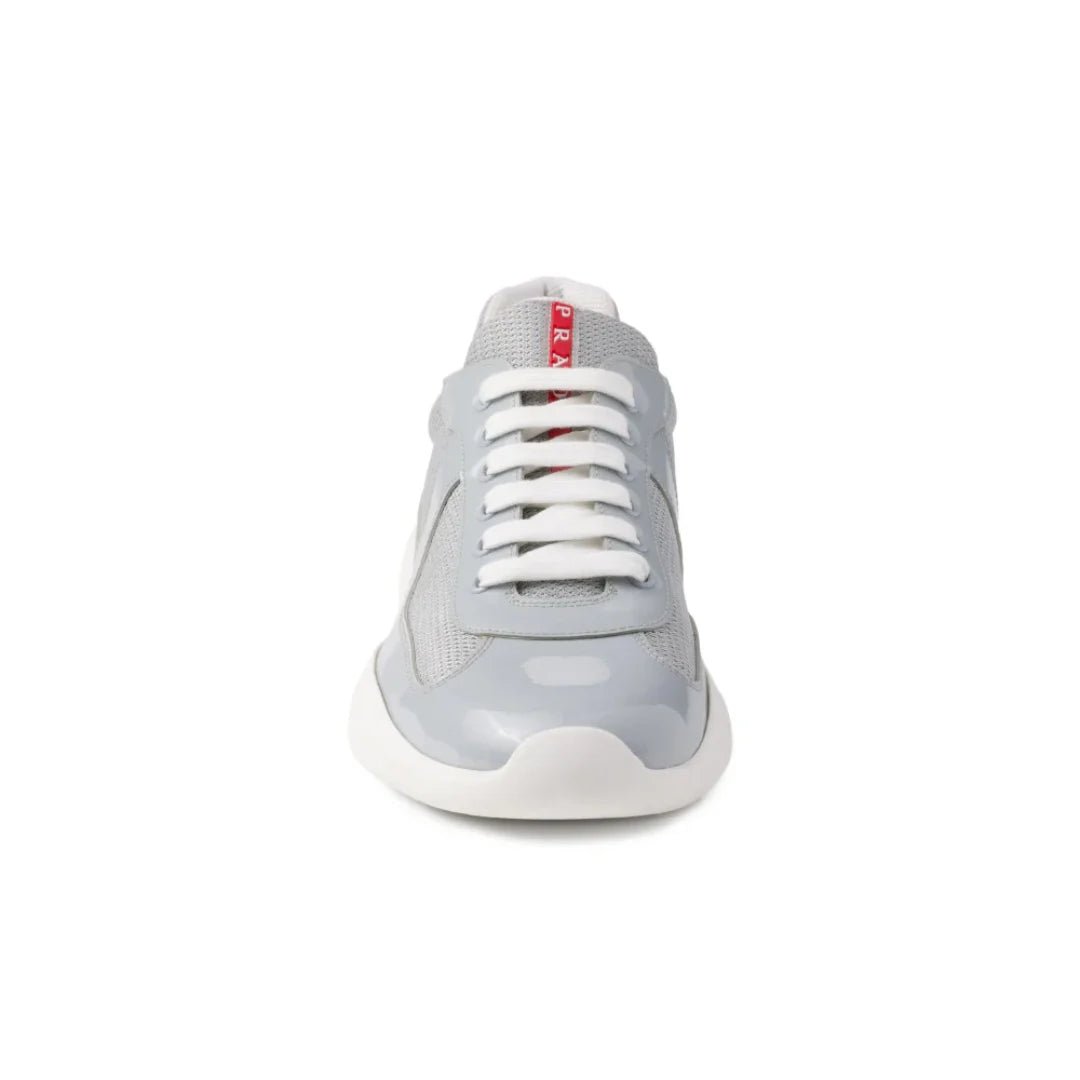 Prada America's Cup chunky-sole lace-up "Light Grey" - Luxury Dubai