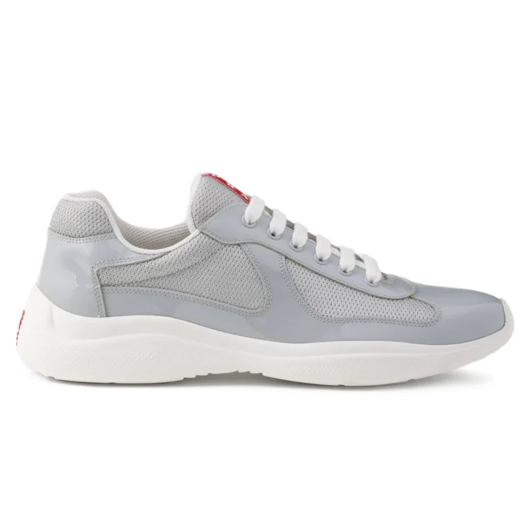 Prada America's Cup chunky-sole lace-up "Light Grey" - Luxury Dubai