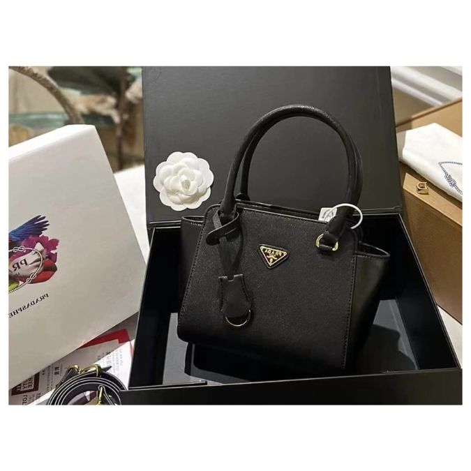 New Prada Medium Leather Handbag - Luxury Dubai
