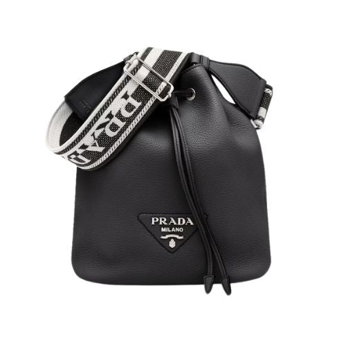 Buy Prada Ladies Leather Bucket Bag - Luxury Dubai